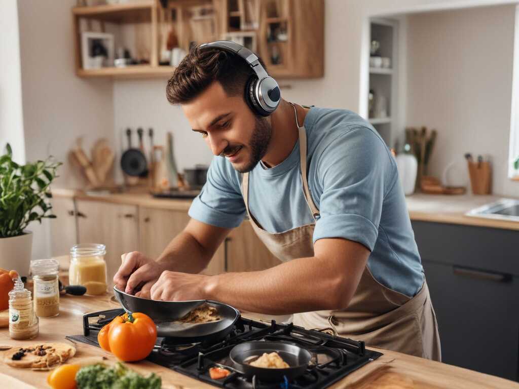 cooking with music