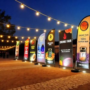 large branded banners